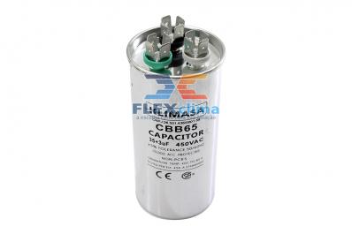 CAPACITOR PERM. DUPLO CBB65 ALUM. 35+3UF - 450V