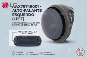 ALTO FALANTE P/ CAIXA DE SOM PORTÁTIL LG XBOOM GO PL5 (LEFT)