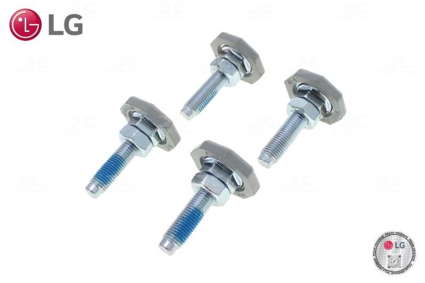 KIT 4 PÇS PARAFUSO/PÉ NIVELADOR DA LAVA E SECA (ROSCA 3/8