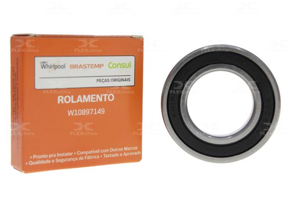 ROLAMENTO EIXO LAVA E SECA (6006-2RS) CAPA BORRACHA