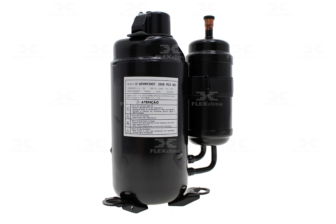 COMPRESSOR ROTATIVO INVERTER R410A (C-6RVN93HOT) - FLEX CLIMA